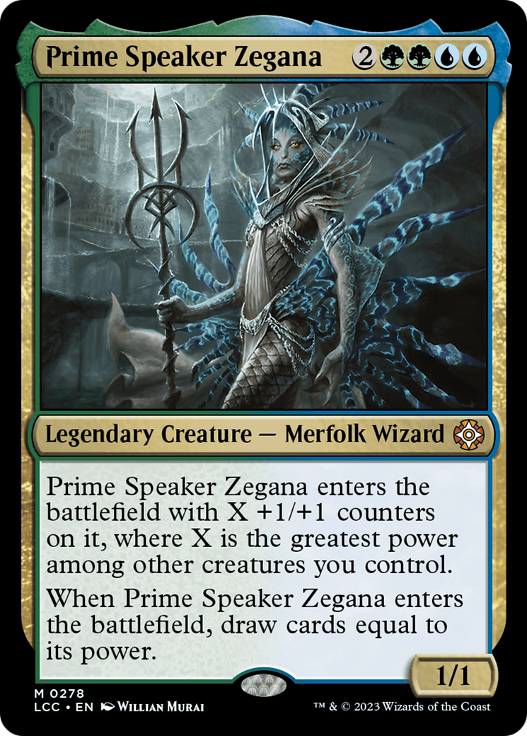 Prime Speaker Zegana [The Lost Caverns of Ixalan Commander] | GrognardGamesBatavia