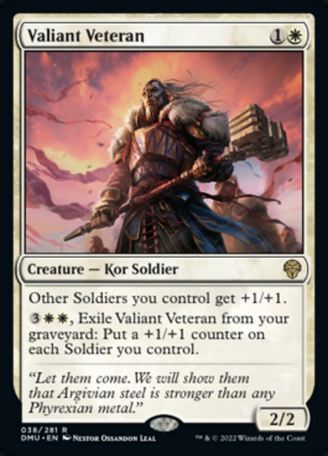 Valiant Veteran [Dominaria United] | GrognardGamesBatavia