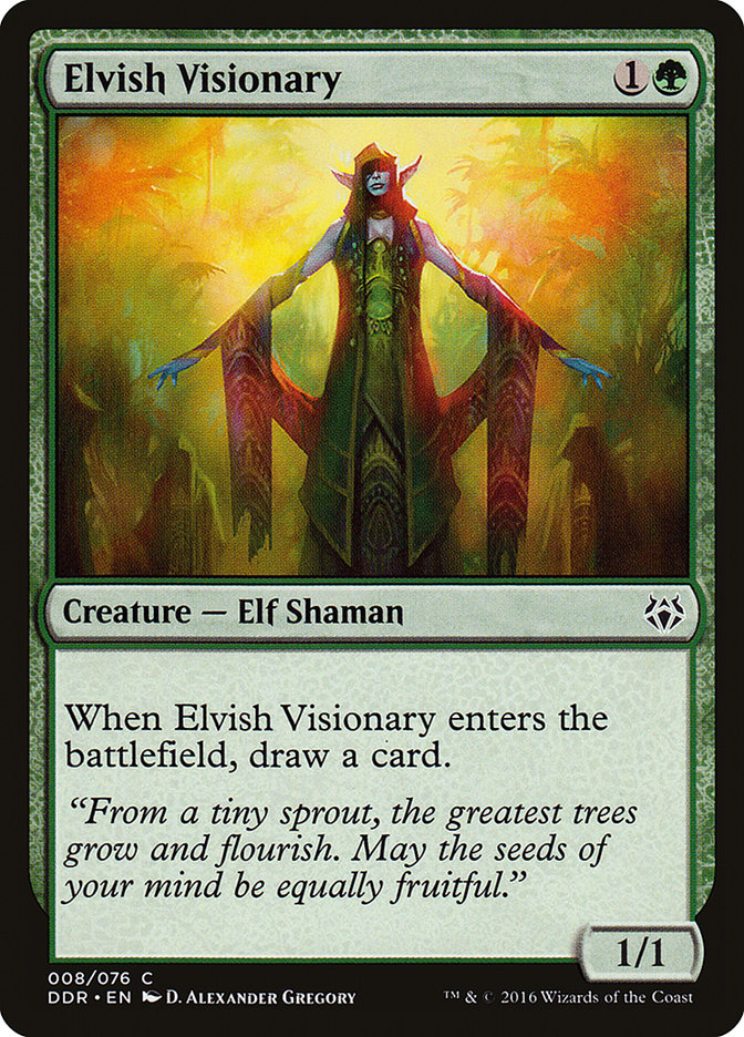 Elvish Visionary [Duel Decks: Nissa vs. Ob Nixilis] | GrognardGamesBatavia