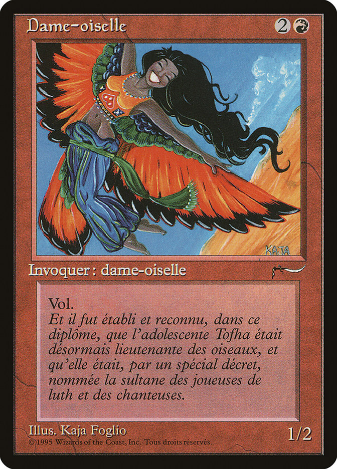 Bird Maiden (French) - "Dame-oiselle" [Renaissance] | GrognardGamesBatavia