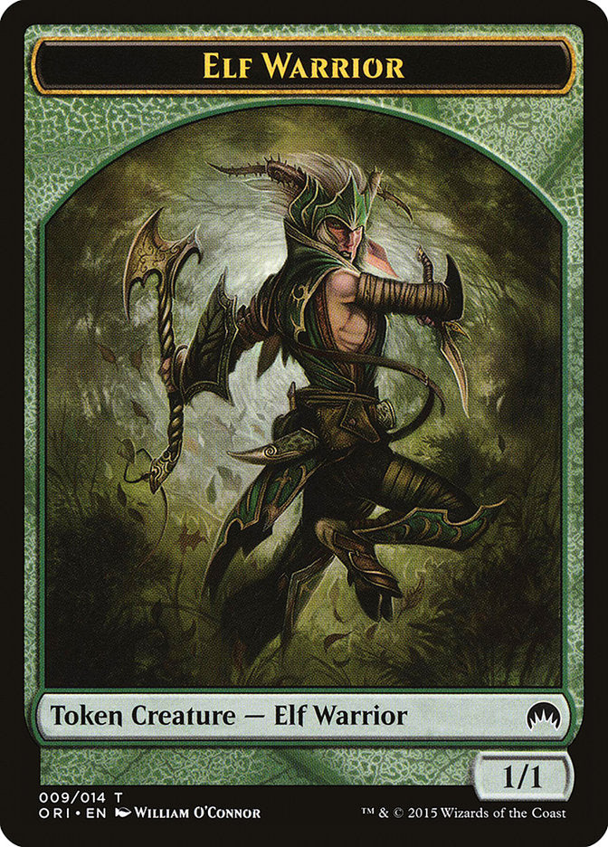 Elf Warrior Token [Magic Origins Tokens] | GrognardGamesBatavia