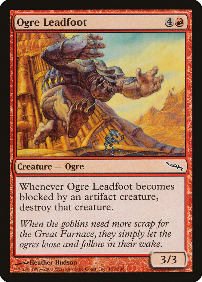 Ogre Leadfoot [Mirrodin] | GrognardGamesBatavia