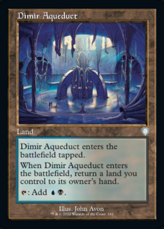 Dimir Aqueduct (Retro) [The Brothers' War Commander] | GrognardGamesBatavia