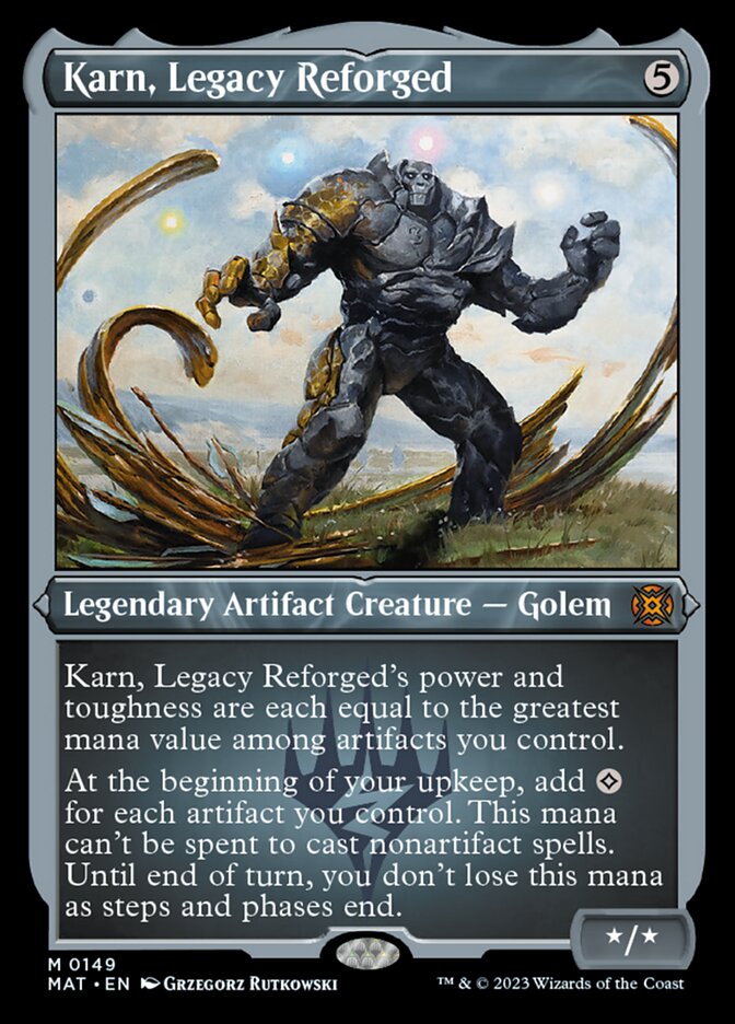 Karn, Legacy Reforged (Foil Etched) [March of the Machine: The Aftermath] | GrognardGamesBatavia