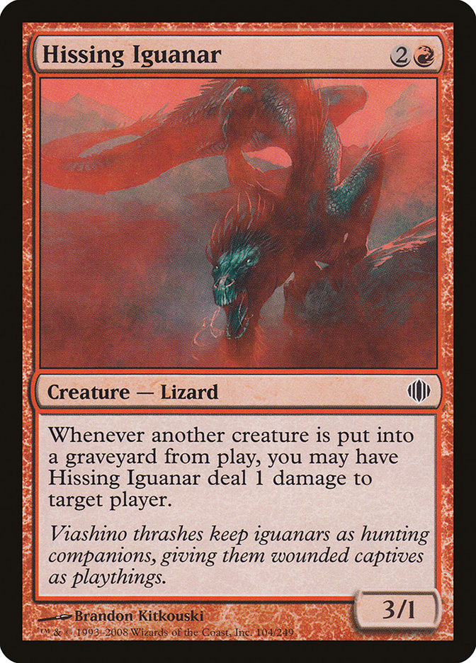 Hissing Iguanar [Shards of Alara] | GrognardGamesBatavia