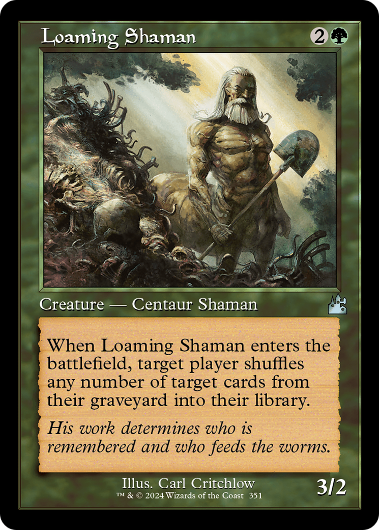 Loaming Shaman (Retro Frame) [Ravnica Remastered] | GrognardGamesBatavia