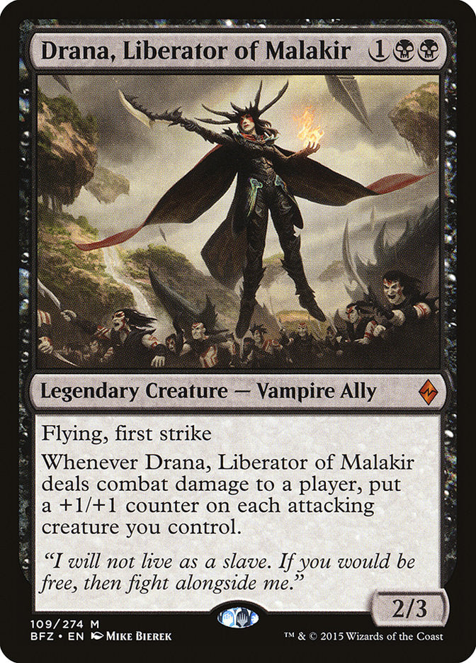 Drana, Liberator of Malakir [Battle for Zendikar] | GrognardGamesBatavia