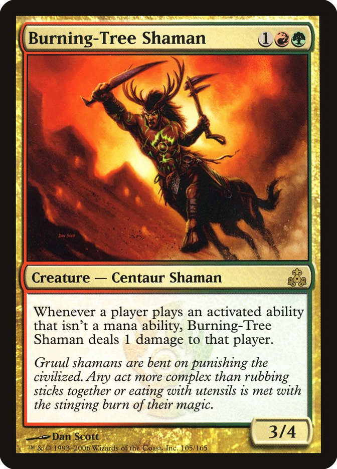 Burning-Tree Shaman [Guildpact] | GrognardGamesBatavia