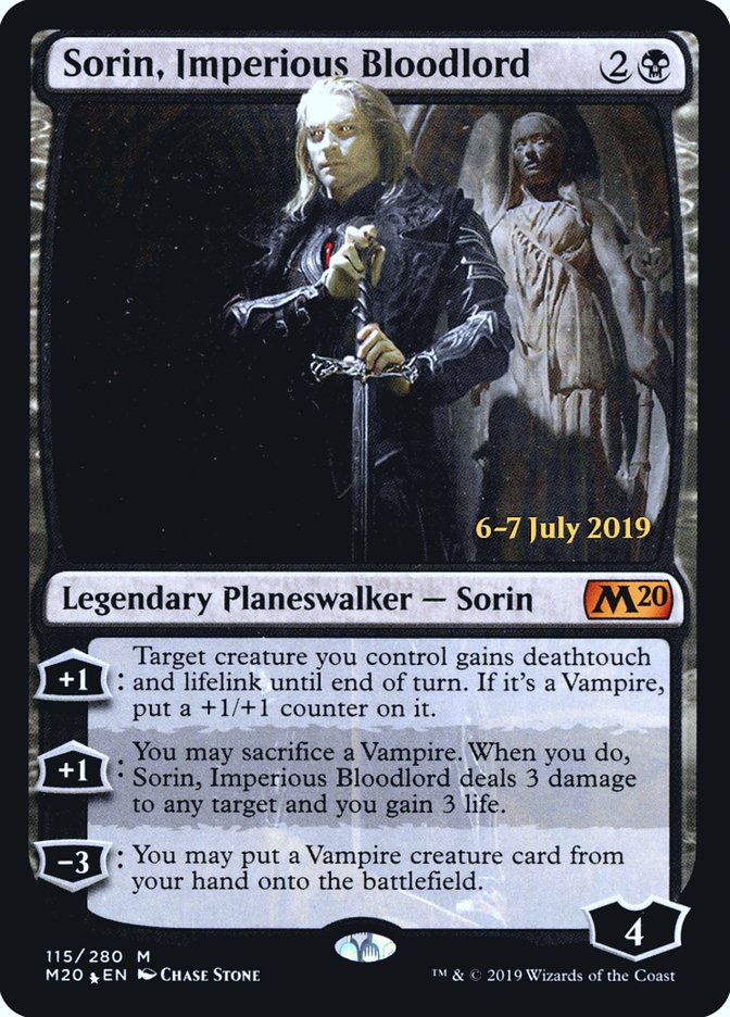 Sorin, Imperious Bloodlord [Core Set 2020 Prerelease Promos] | GrognardGamesBatavia