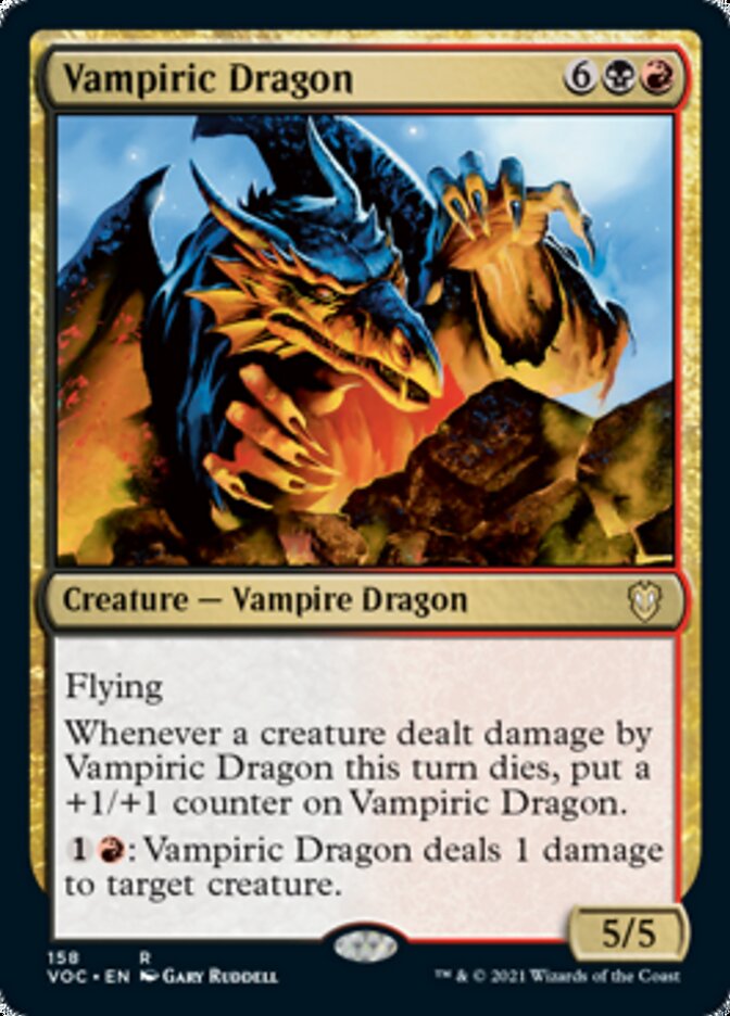 Vampiric Dragon [Innistrad: Crimson Vow Commander] | GrognardGamesBatavia