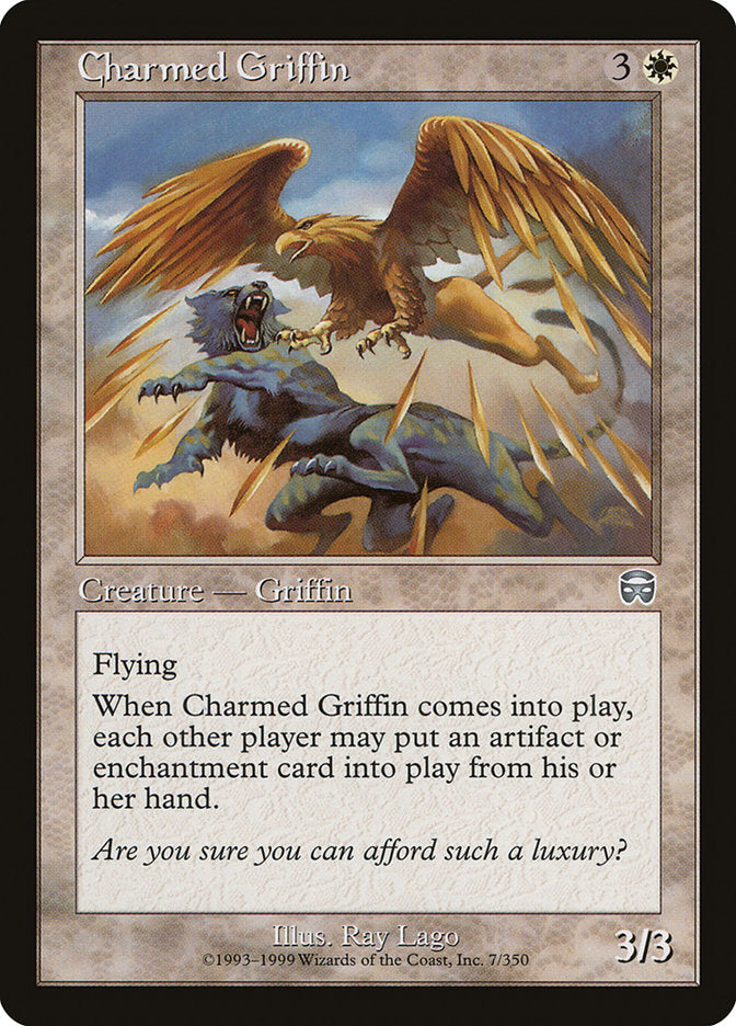 Charmed Griffin [Mercadian Masques] | GrognardGamesBatavia