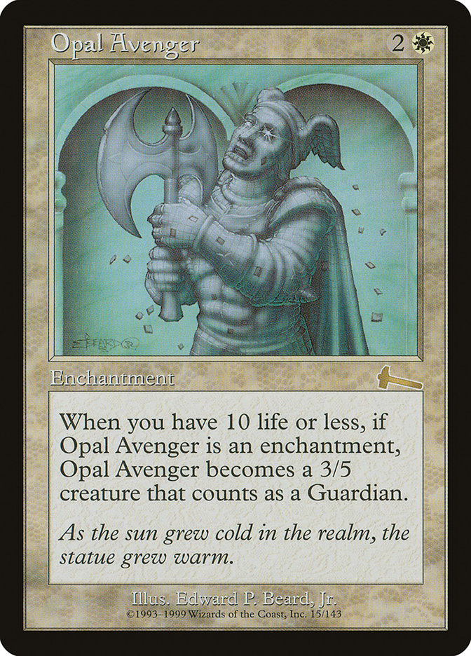 Opal Avenger [Urza's Legacy] | GrognardGamesBatavia