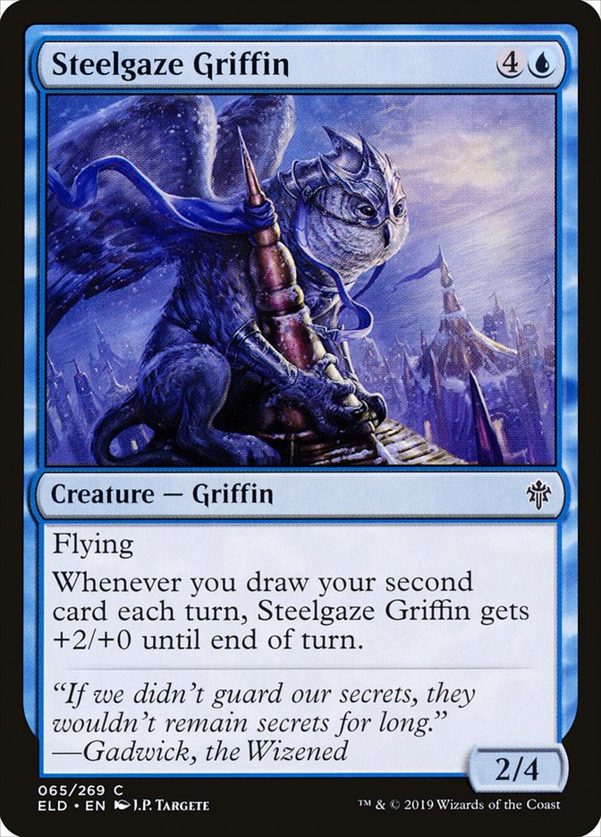 Steelgaze Griffin [Throne of Eldraine] | GrognardGamesBatavia