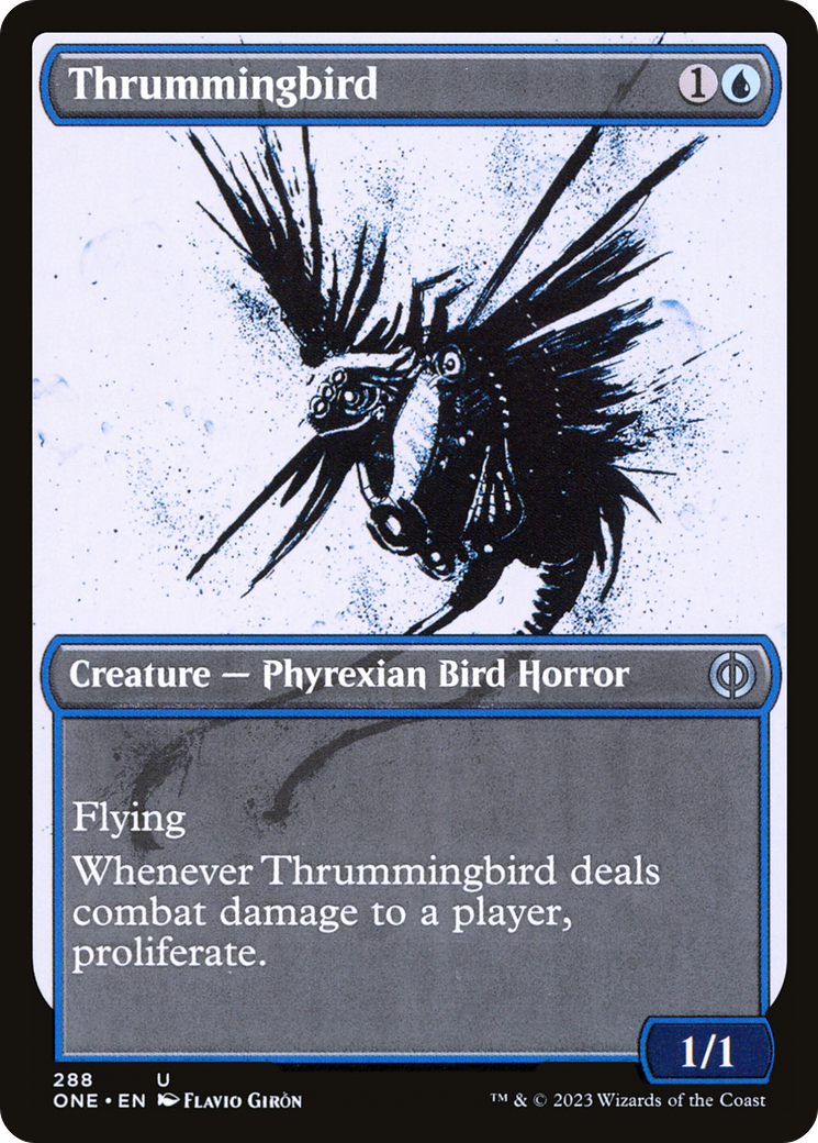 Thrummingbird (Showcase Ichor) [Phyrexia: All Will Be One] | GrognardGamesBatavia