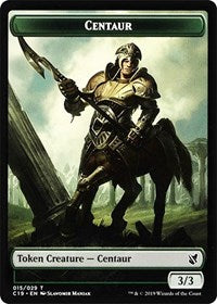 Centaur // Egg Double-Sided Token [Commander 2019 Tokens] | GrognardGamesBatavia