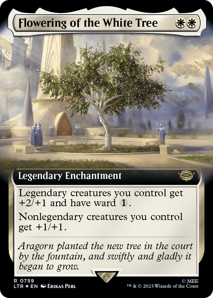 Flowering of the White Tree (Extended Art) (Surge Foil) [The Lord of the Rings: Tales of Middle-Earth] | GrognardGamesBatavia