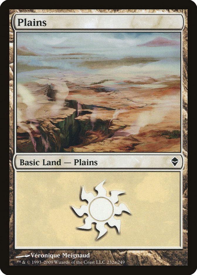 Plains (232a) [Zendikar] | GrognardGamesBatavia