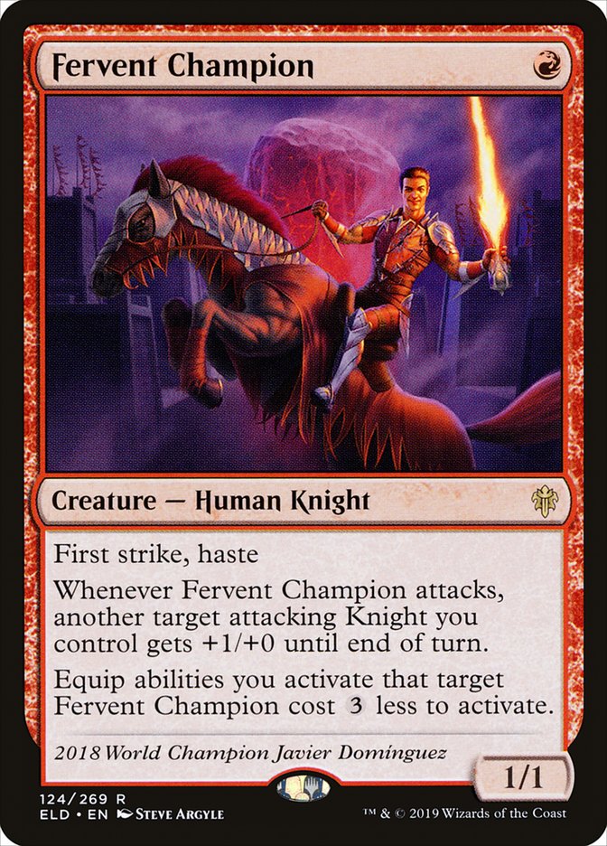 Fervent Champion [Throne of Eldraine] | GrognardGamesBatavia