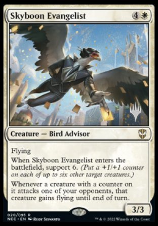 Skyboon Evangelist (Promo Pack) [Streets of New Capenna Commander Promos] | GrognardGamesBatavia