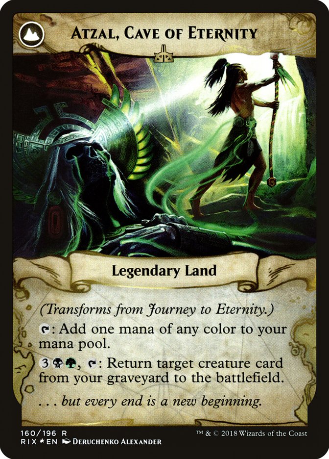 Journey to Eternity // Atzal, Cave of Eternity [Rivals of Ixalan Prerelease Promos] | GrognardGamesBatavia