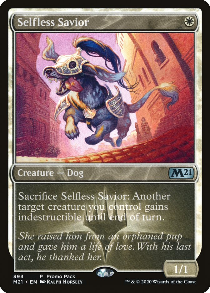 Selfless Savior (Promo Pack) [Core Set 2021 Promos] | GrognardGamesBatavia