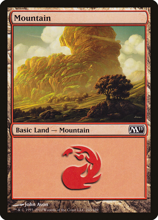 Mountain (243) [Magic 2011] | GrognardGamesBatavia