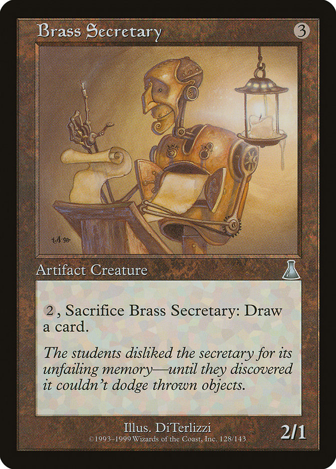 Brass Secretary [Urza's Destiny] | GrognardGamesBatavia