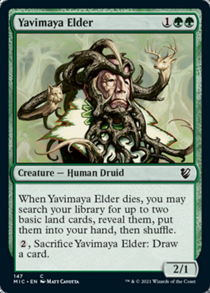 Yavimaya Elder [Innistrad: Midnight Hunt Commander] | GrognardGamesBatavia