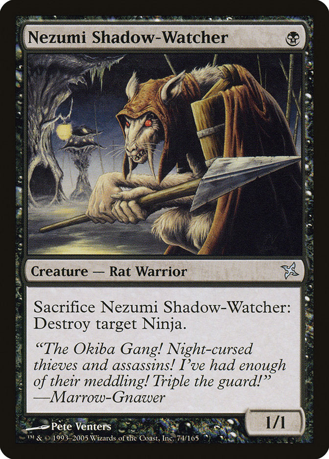 Nezumi Shadow-Watcher [Betrayers of Kamigawa] | GrognardGamesBatavia