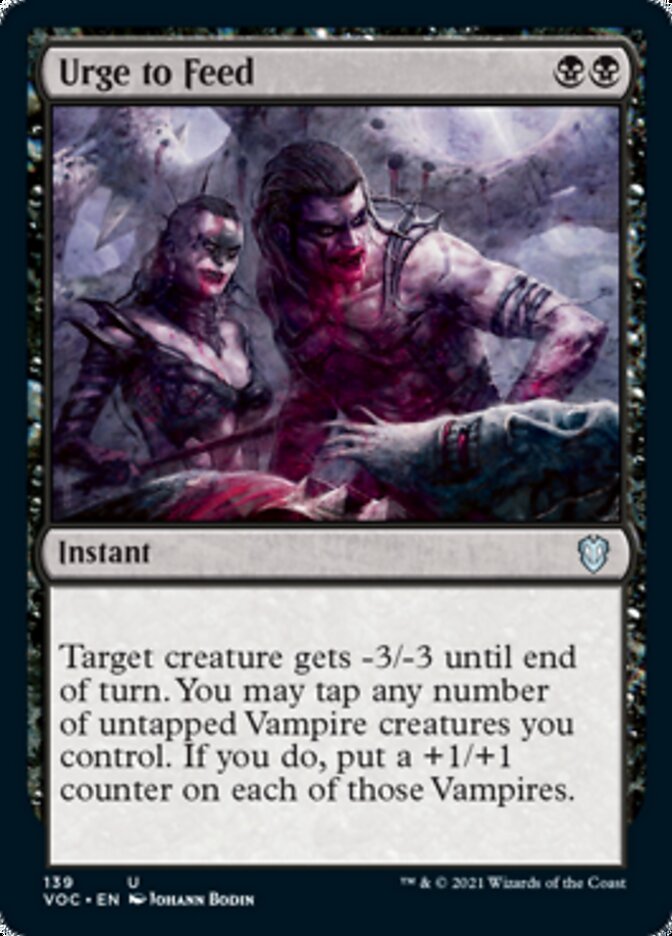 Urge to Feed [Innistrad: Crimson Vow Commander] | GrognardGamesBatavia