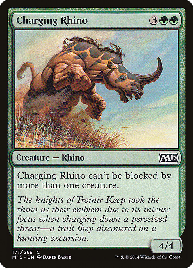 Charging Rhino [Magic 2015] | GrognardGamesBatavia