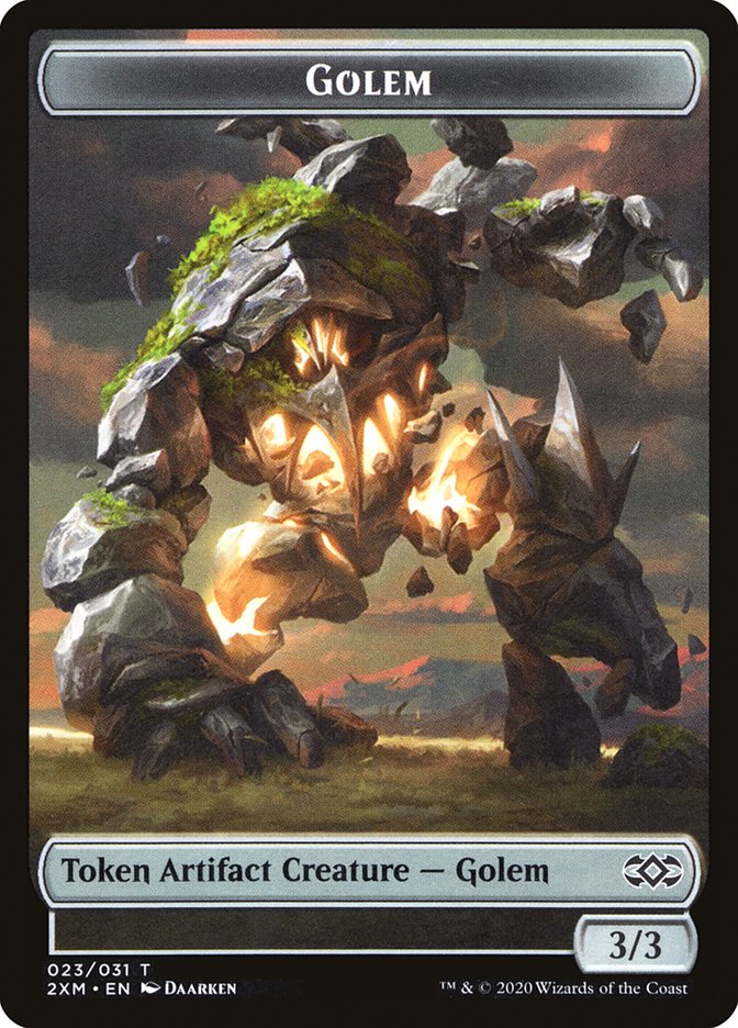 Golem Token [Double Masters Tokens] | GrognardGamesBatavia