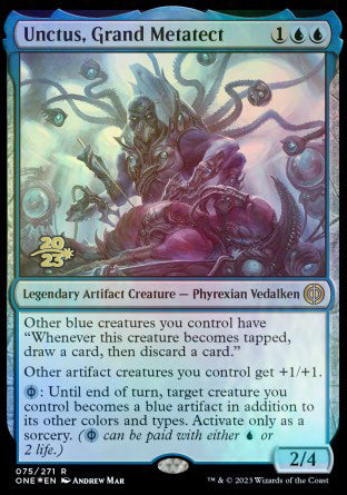 Unctus, Grand Metatect [Phyrexia: All Will Be One Prerelease Promos] | GrognardGamesBatavia