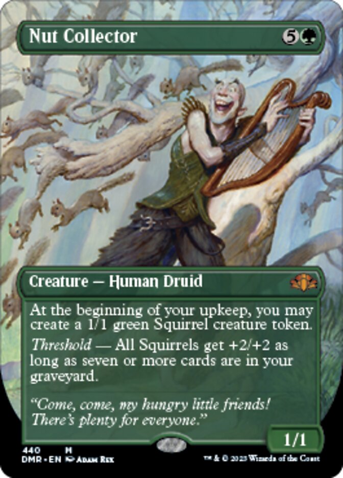 Nut Collector (Borderless Alternate Art) [Dominaria Remastered] | GrognardGamesBatavia