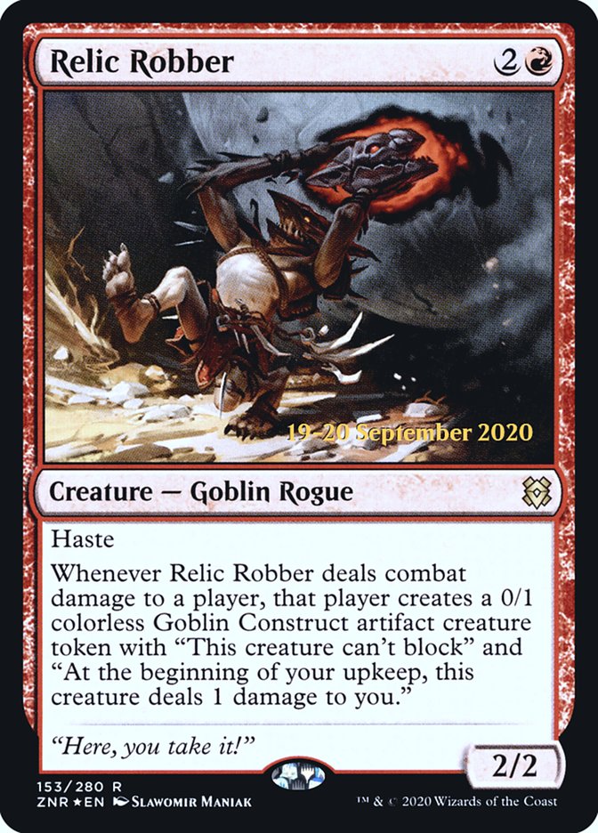 Relic Robber [Zendikar Rising Prerelease Promos] | GrognardGamesBatavia