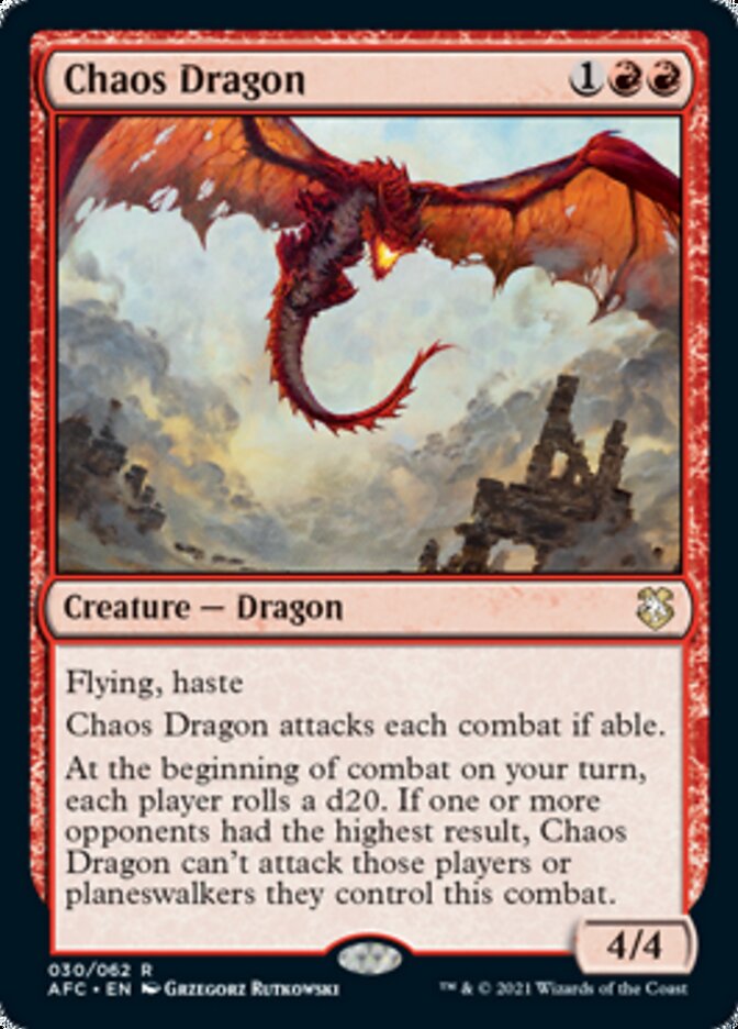 Chaos Dragon [Dungeons & Dragons: Adventures in the Forgotten Realms Commander] | GrognardGamesBatavia