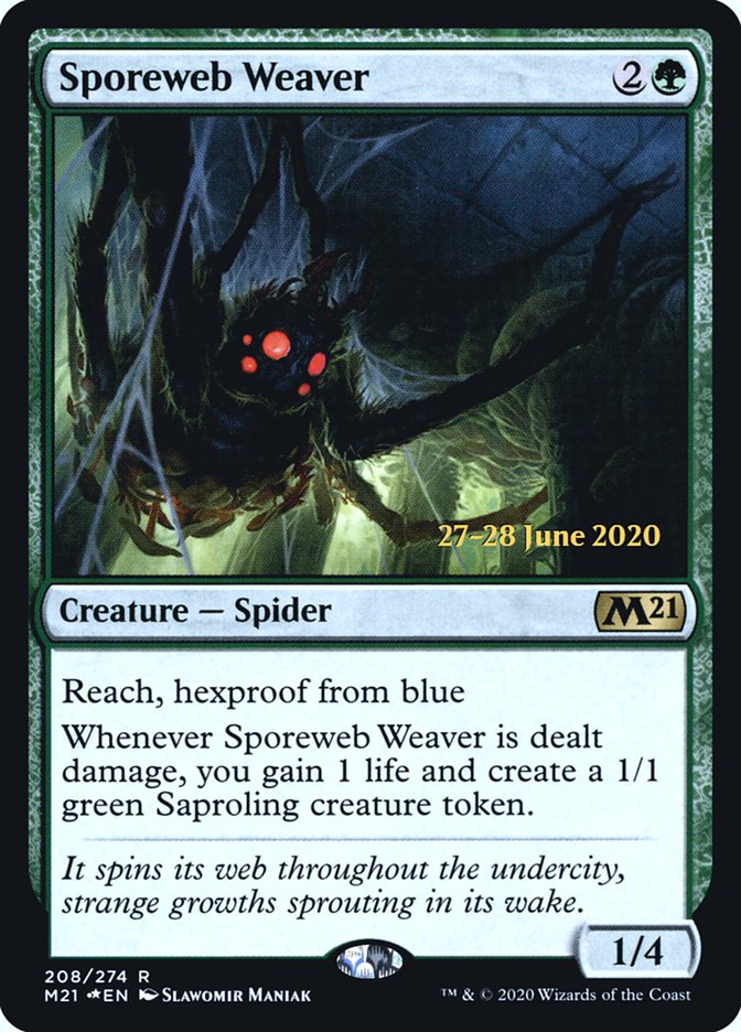 Sporeweb Weaver [Core Set 2021 Prerelease Promos] | GrognardGamesBatavia