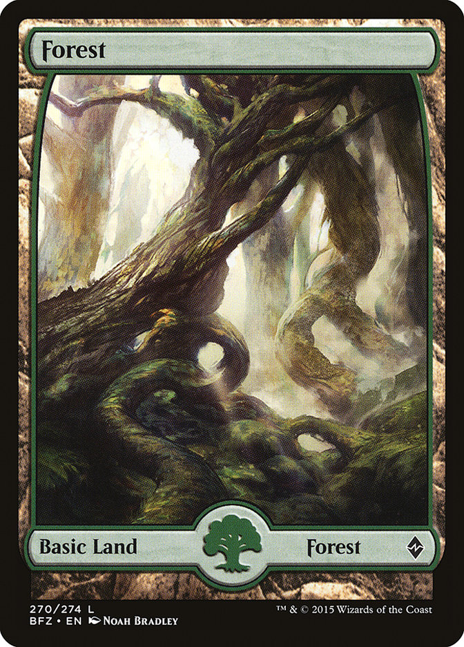 Forest (270) [Battle for Zendikar] | GrognardGamesBatavia