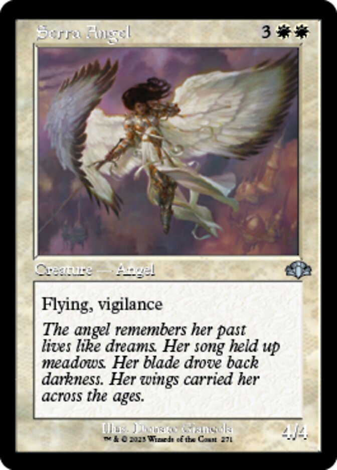 Serra Angel (Retro) [Dominaria Remastered] | GrognardGamesBatavia