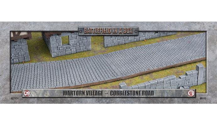 BB592 Wartorn Village Cobblestone Road | GrognardGamesBatavia