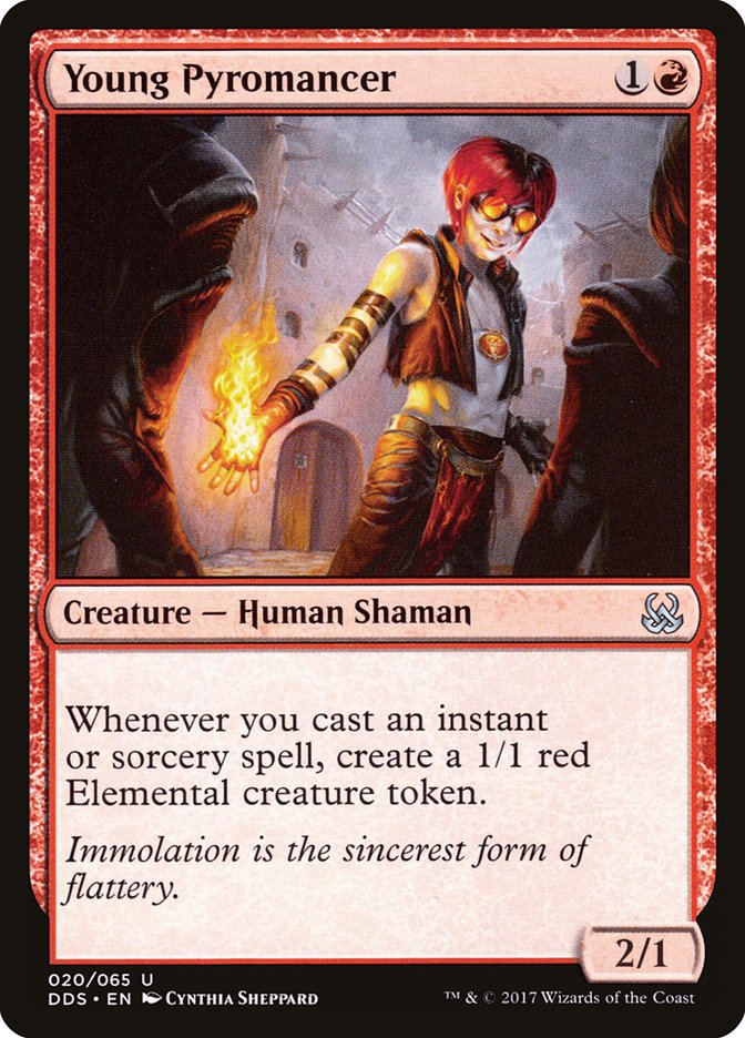 Young Pyromancer [Duel Decks: Mind vs. Might] | GrognardGamesBatavia