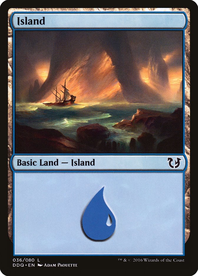 Island (36) [Duel Decks: Blessed vs. Cursed] | GrognardGamesBatavia