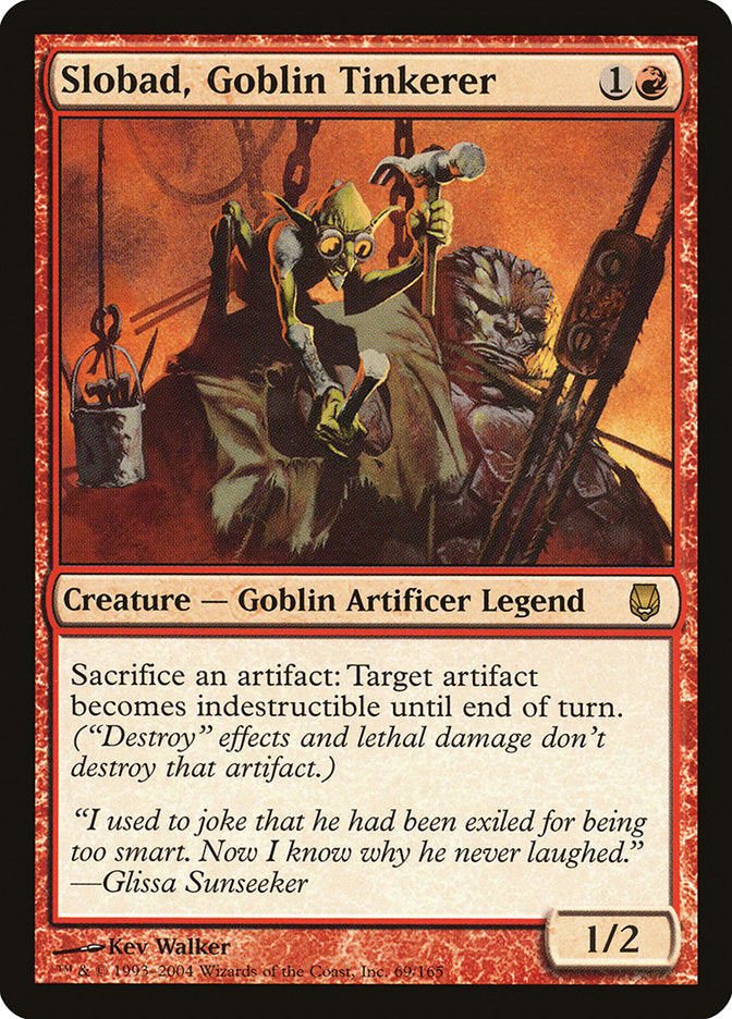 Slobad, Goblin Tinkerer [Darksteel] | GrognardGamesBatavia