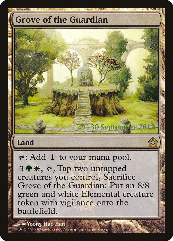 Grove of the Guardian [Return to Ravnica Prerelease Promos] | GrognardGamesBatavia