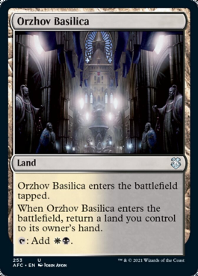 Orzhov Basilica [Dungeons & Dragons: Adventures in the Forgotten Realms Commander] | GrognardGamesBatavia