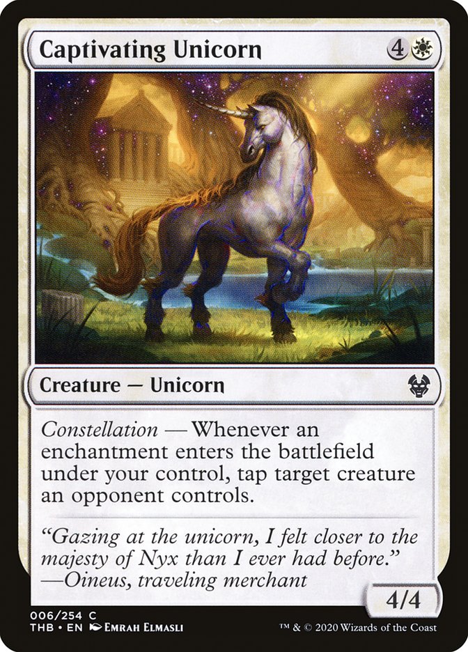Captivating Unicorn [Theros Beyond Death] | GrognardGamesBatavia