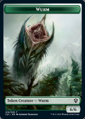 Wurm // Kraken Double-Sided Token [Commander 2021 Tokens] | GrognardGamesBatavia