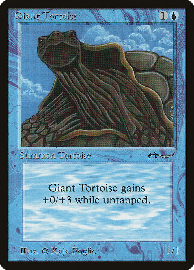 Giant Tortoise (Light Mana Cost) [Arabian Nights] | GrognardGamesBatavia