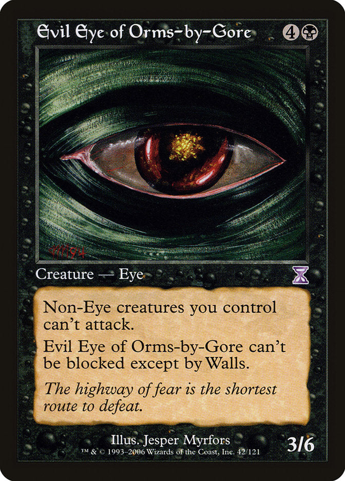 Evil Eye of Orms-by-Gore [Time Spiral Timeshifted] | GrognardGamesBatavia