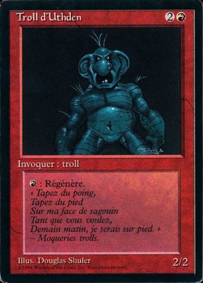 Uthden Troll [Foreign Black Border] | GrognardGamesBatavia